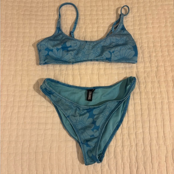 triangl swimwear Other - Triangl Swimwear Blue Bikini